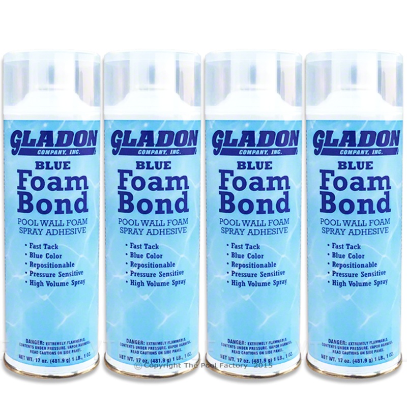 Gladon Foam Bond Spray Adhesive for Wall Foam – 4 Pack