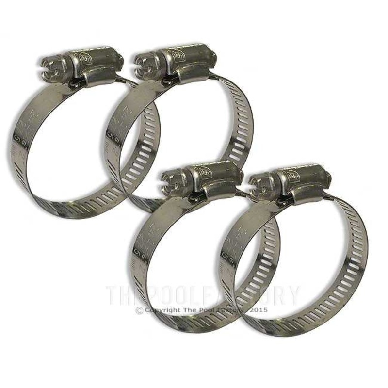 Stainless Steel Clamps – 4 Pack