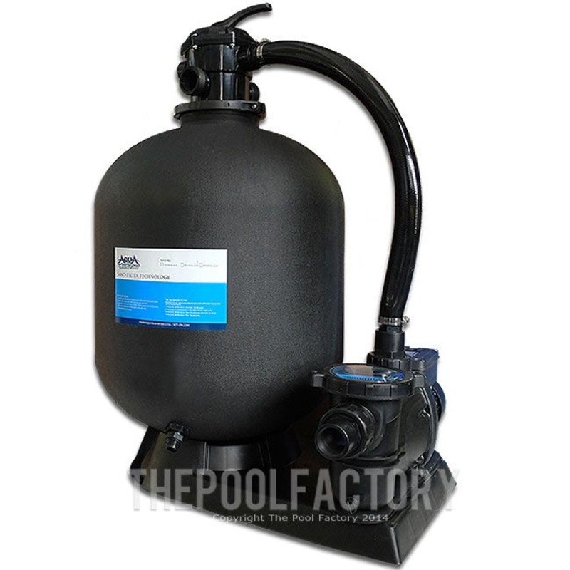 AquaPro 24″ Sand Filter System 2-HP 2-Speed Pump 2 Year Warranty