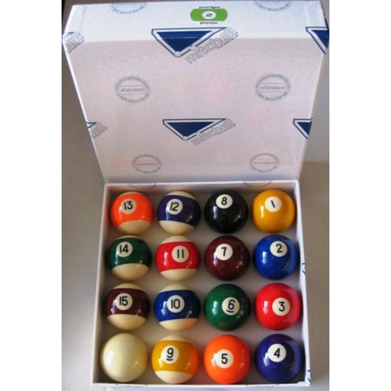 Mitchell Standard 2″ Pool Balls