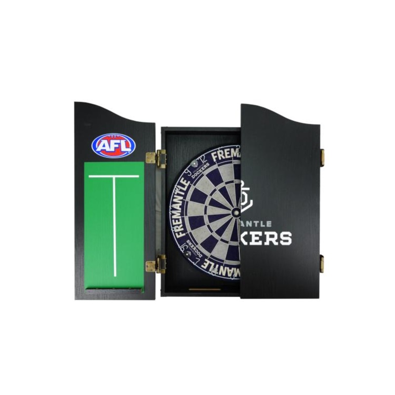 Official AFL Dartboard Cabinet Set