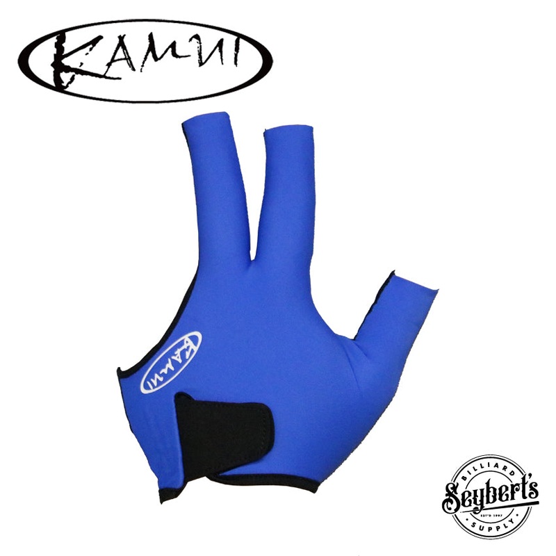 Kamui Quick Dry Blue Billiard Glove – Left Hand