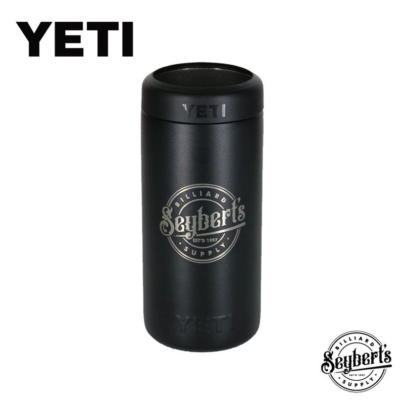 Seyberts Yeti 12oz. Colster SLIM Can Cooler – Black