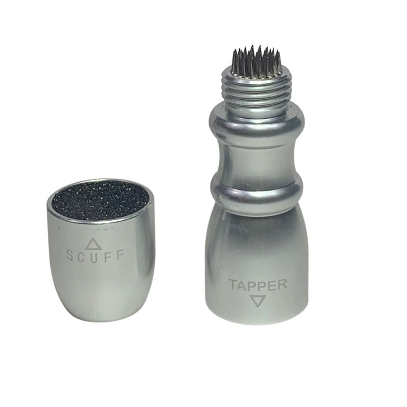 Shape, Scuff & Aerate Bowtie Pool Cue Tip Tool