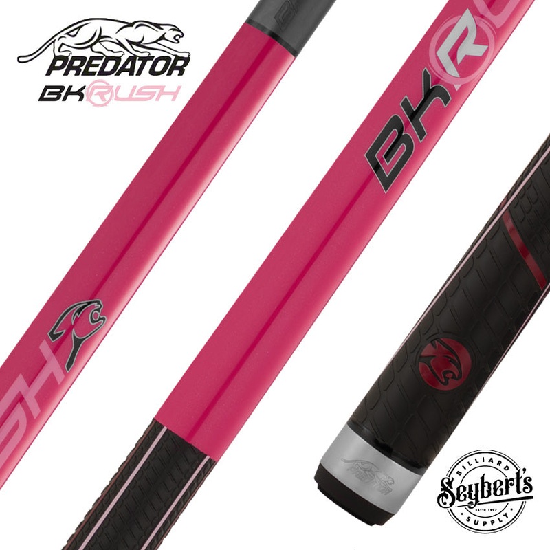 Predator BK Rush Pinkline Break Cue – With Sport Wrap – BKRUSHPNKSW