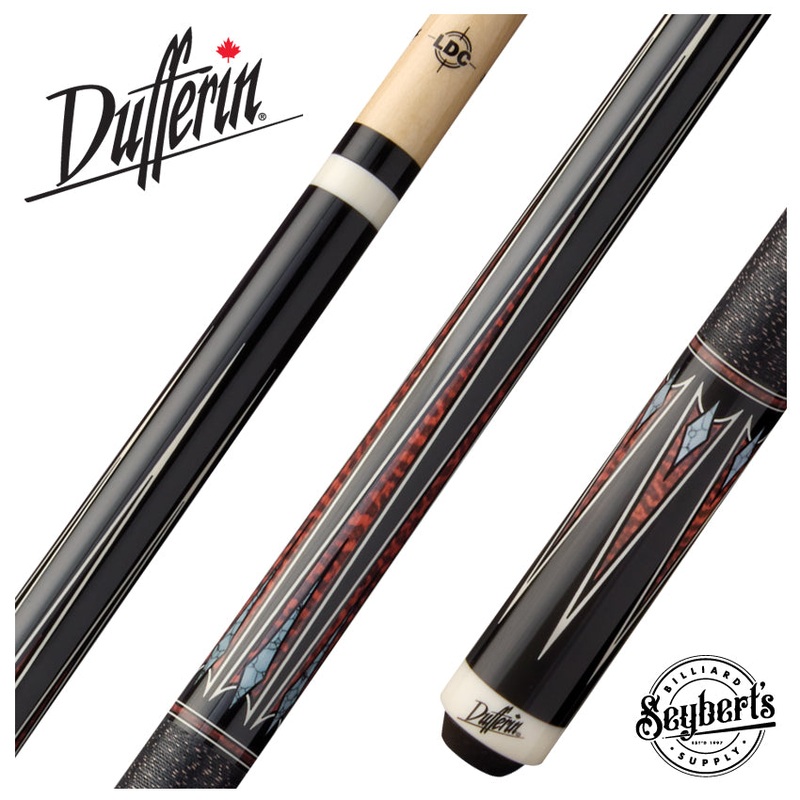 Dufferin Serpent’s Edge Pool Cue with Embossed Leather Wrap