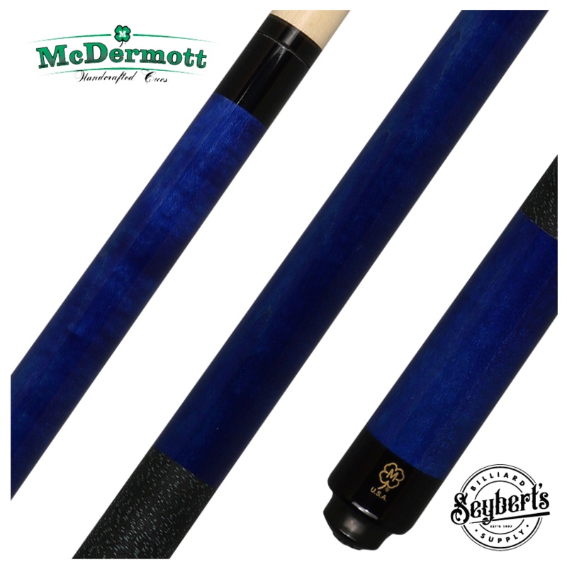 McDermott GS Series Pacific Blue Stained Michigan Maple Pool Cue – GS02