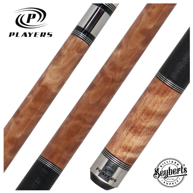 Players Classic Series Nutmeg Stained Maple with Linen Wrap Pool Cue – C950