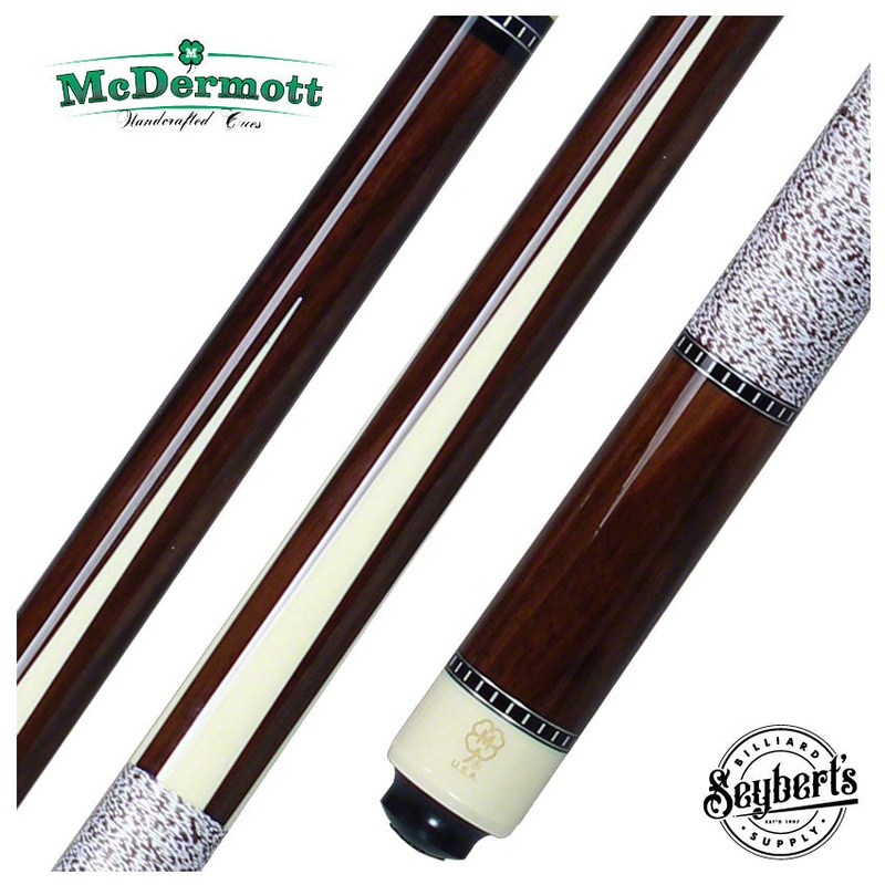 McDermott G Series Rosewood Forearm with 4 Bone Urethane Points Pool Cue – G329