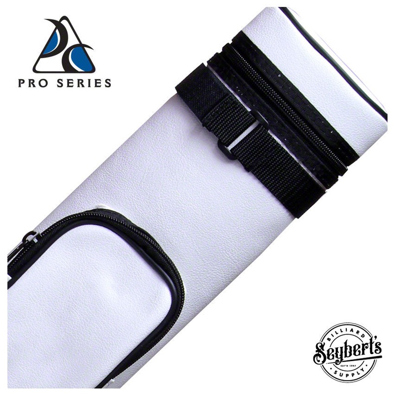 Pro Series Traditional White 2×2 Hard Pool Cue Case – PR22VW