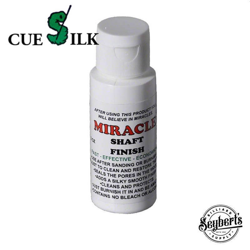 Cue Silk Miracle Shaft Finish 2oz Bottle