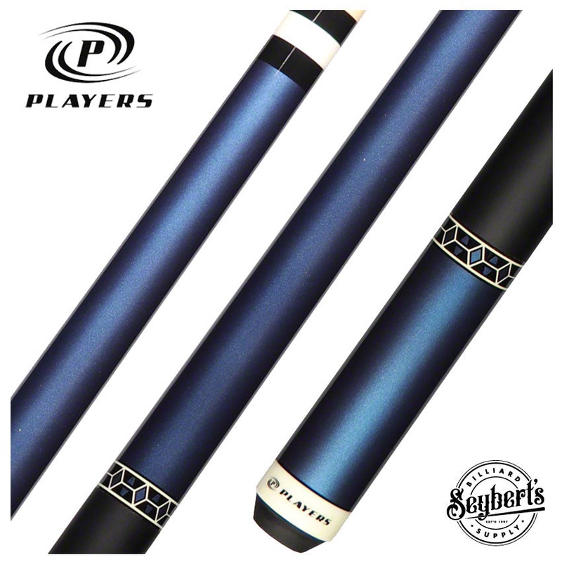 Players Classic Series Metallic Blue Pool Cue – C602