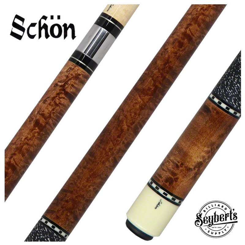 Schon STL1 Pool Cue – Dark Stain – STL1DS