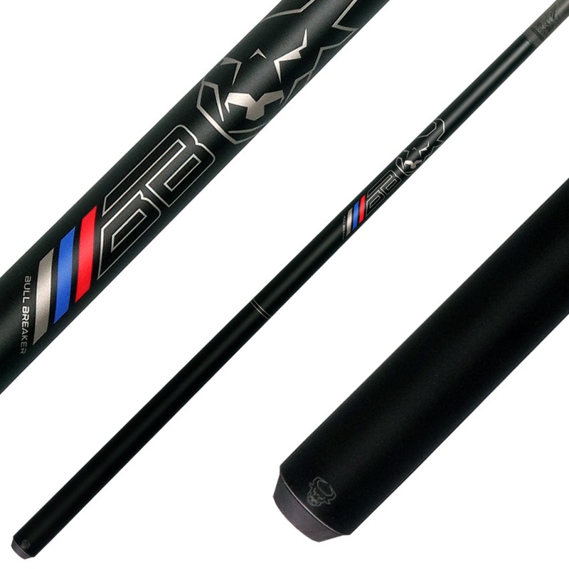 Bull Carbon BCBBGMN Bull Breaker Gun Metal No Wrap Break Cue