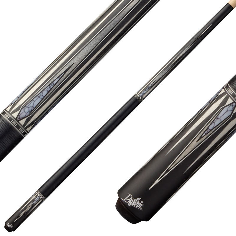 Dufferin D408 Pool Cue with Linen Wrap – Classic Noir