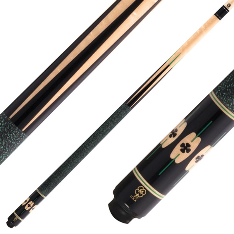 McDermott G413 G Series Pool Cue – Birdseye Maple with Black Urethane Points and Irish Linen Wrap