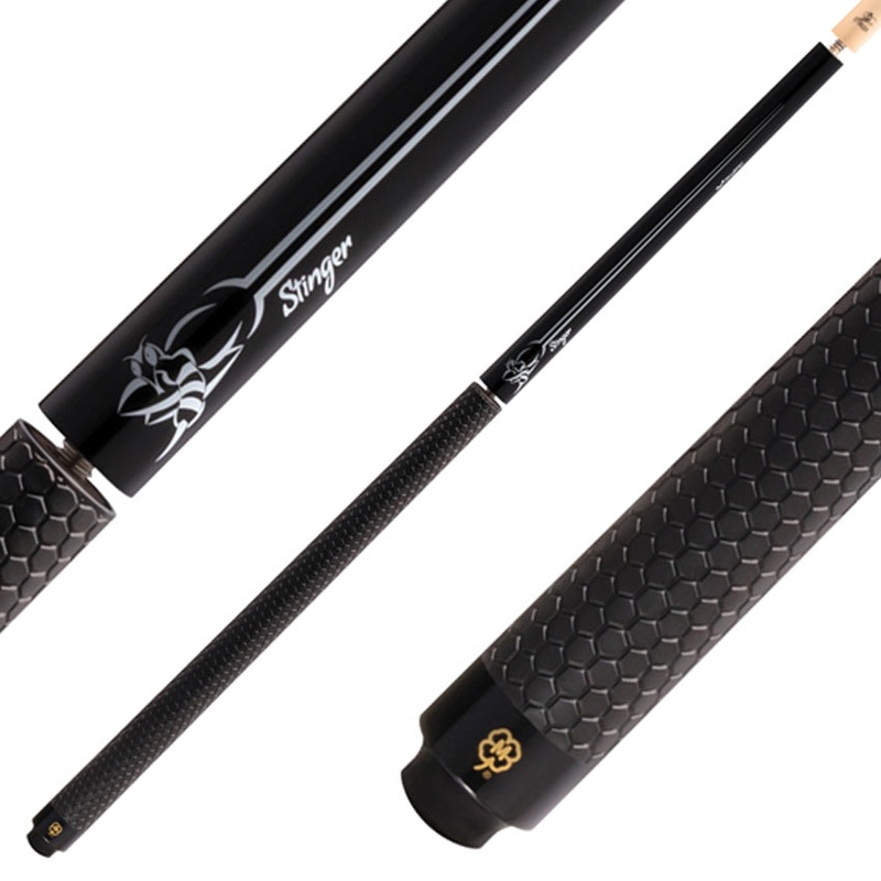 McDermott NG08 Stinger Jump/Break Cue – Black and Gray with Sport Wrap