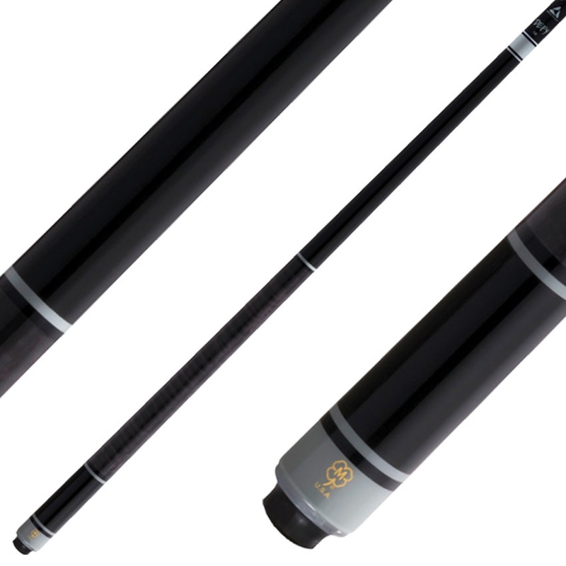 McDermott SL10 Select Series No Wrap Cue – Black and Gray Maple with Defy Shaft