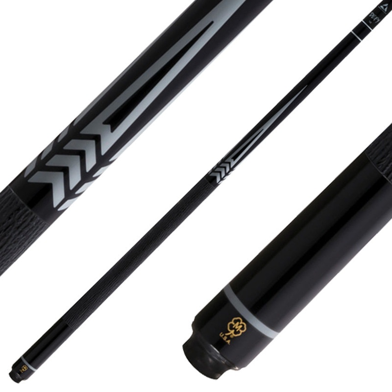 McDermott SL11 Select Series Cue – Black with Gray Urethane Points and Defy Shaft