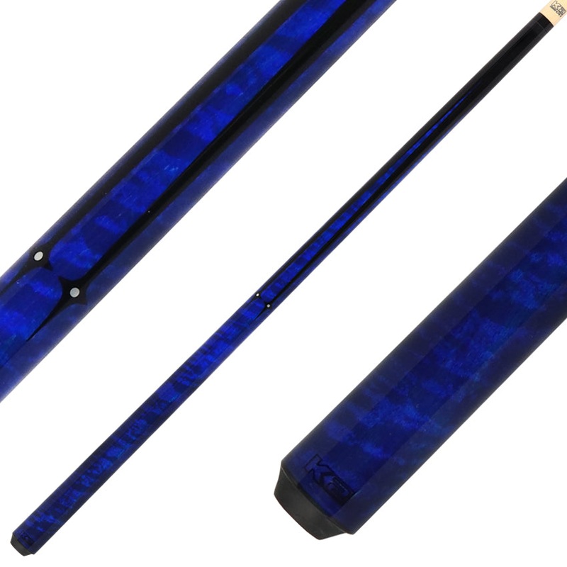 K2 KLSPBL Radial Pool Cue – Blue Sneaky Pete with 11.75mm LD Shaft