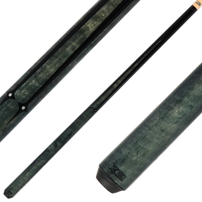 K2 KLSPGY Radial Pool Cue – Gray Sneaky Pete with 11.75mm LD Shaft