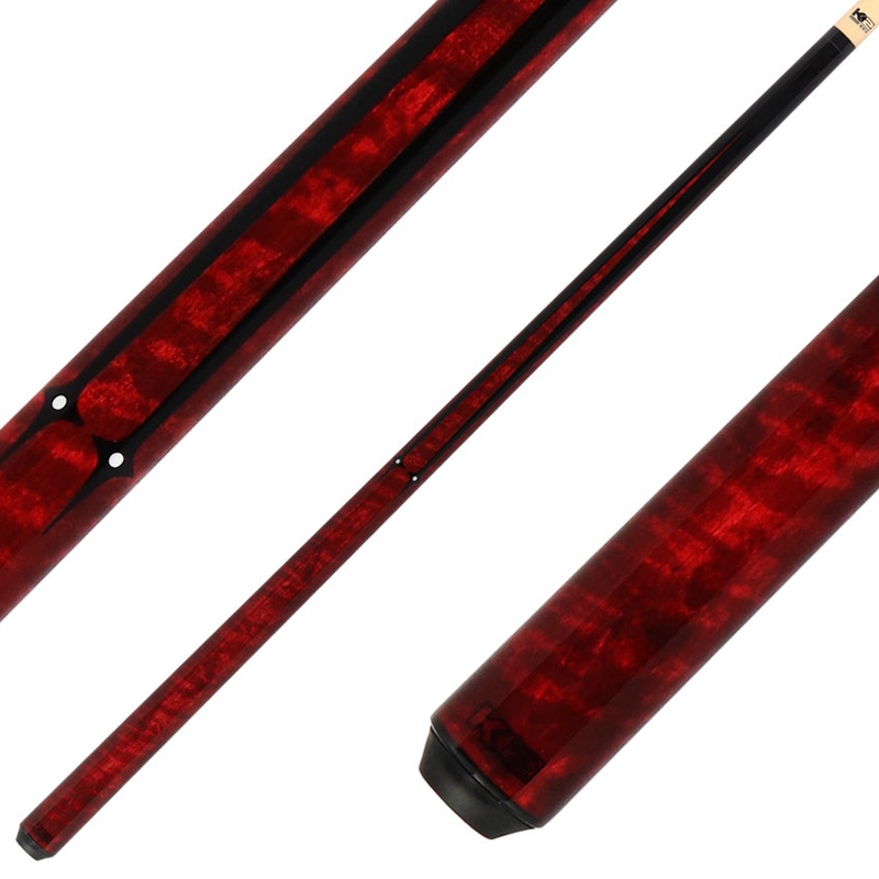 K2 KLSPRD Radial Pool Cue – Red Sneaky Pete with 11.75mm LD Shaft