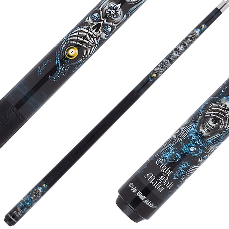 Eight Ball Mafia EBM20 Play Cue – See, Hear, Speak No Evil