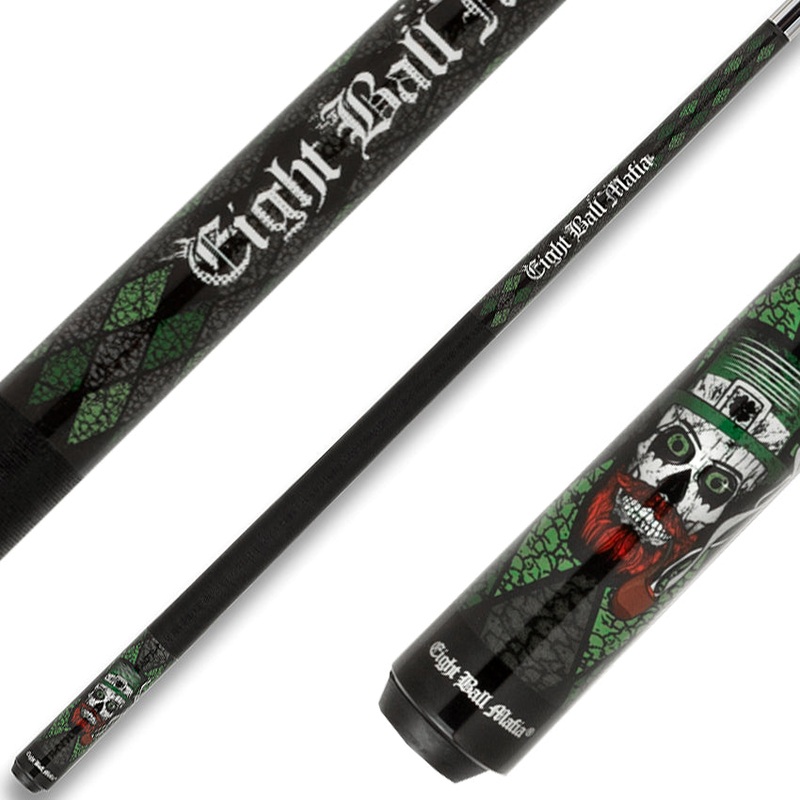 Eight Ball Mafia EBM27 Play Cue – Leprechaun Skull