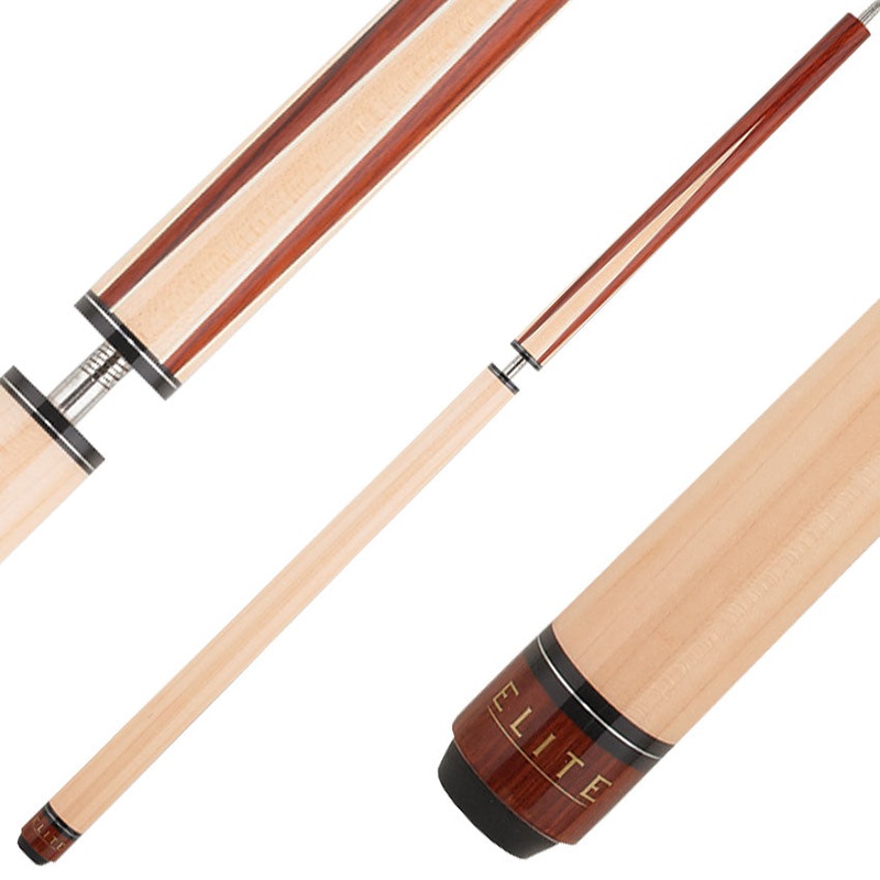 Elite ELBJP Break/Jump Cue – Cherry Stain and Natural Maple