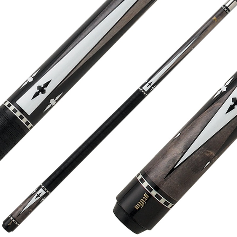 Griffin Cues GR24 – Grey Stain with Black and White Points