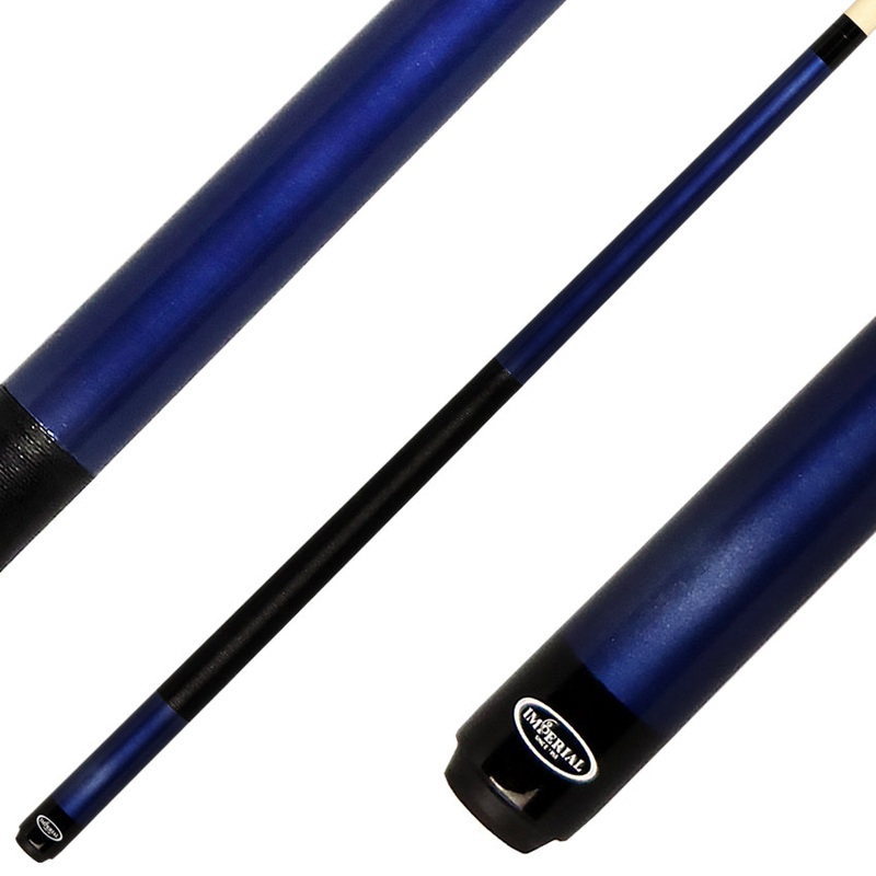 Imperial 13-752LW Vision Series Pool Cue – Blue with Linen Wrap