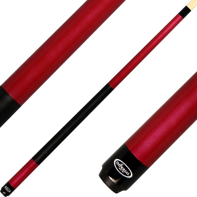 Imperial 13-754LW Vision Series Pool Cue – Red with Linen Wrap