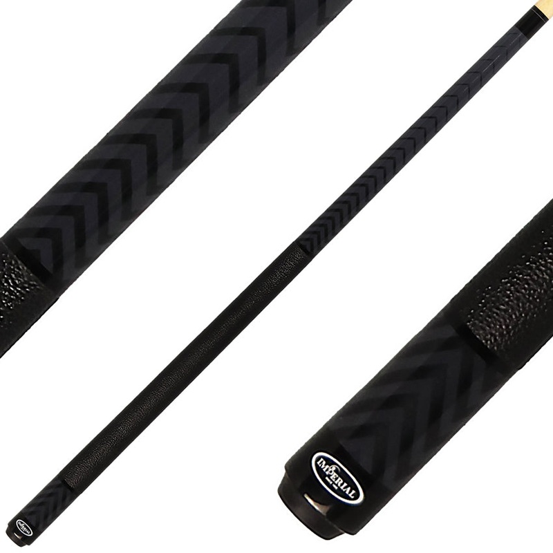 Imperial 13-791 Chevron Series Pool Cue – Grey with Leatherette Wrap