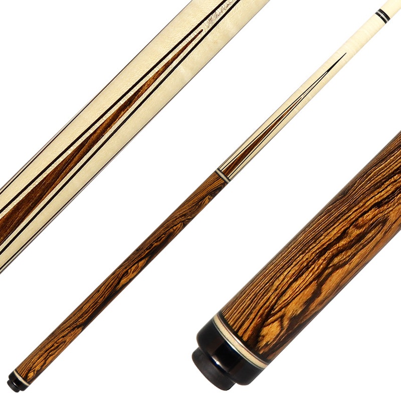 J Pechauer P08R Pro Series Pool Cue – Natural and Bocote with Bocote Points