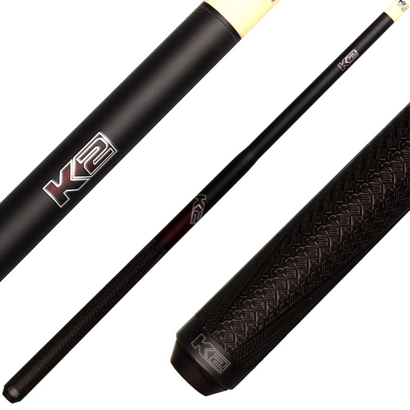 K2 KLJBBG 5 in 1 Break/Jump Cue – Burgundy with Sport Grip Wrap