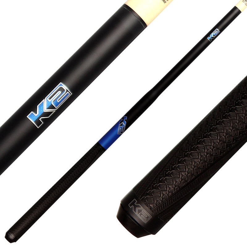 K2 KLJBBL 5 in 1 Break/Jump Cue – Blue with Sport Grip Wrap