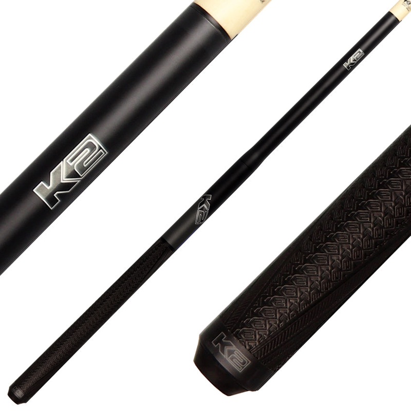 K2 KLJBGM 5 in 1 Break/Jump Cue – Gun Metal with Sport Grip Wrap