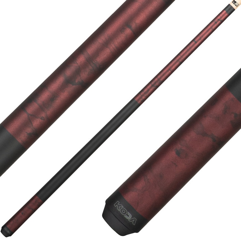 K2 KL103 PoolCue – Matte Burgundy Smoke Graphic with 12.5mm LD Shaft