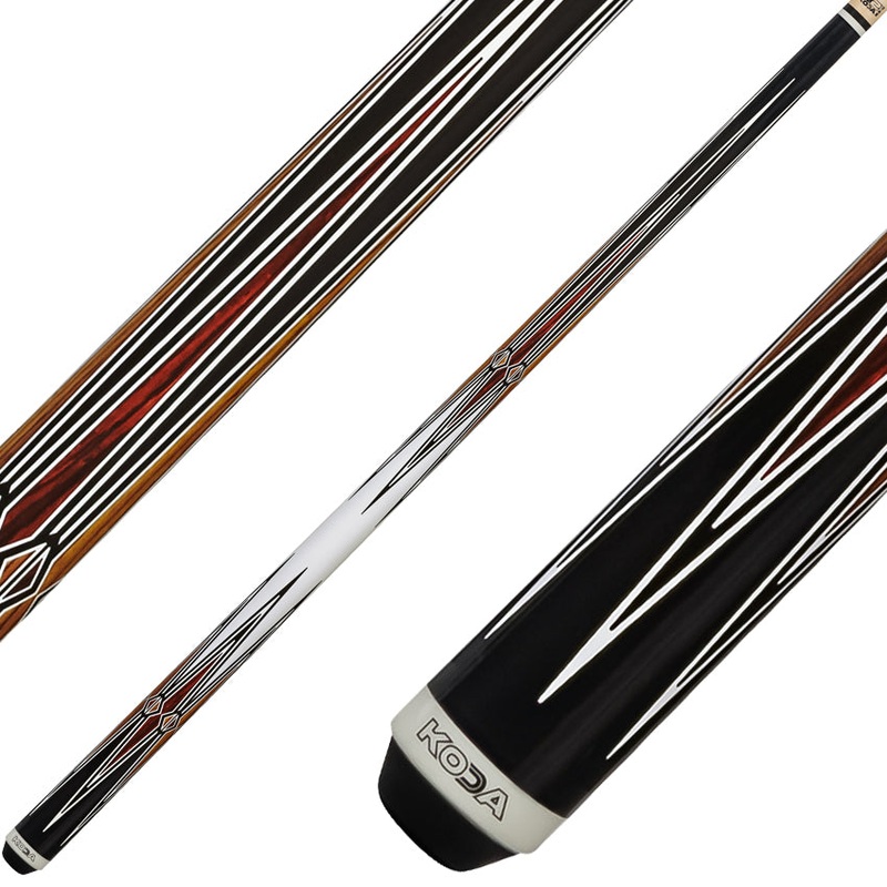 K2 KL131 Pool Cue – Cocobolo and Bocote Graphic with 12.5mm LD Shaft