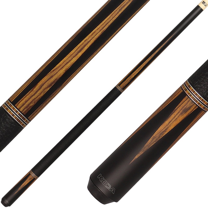 K2 KLSE10 Pool Cue – 6 Point Black and Bocote with 12.5mm LD Shaft