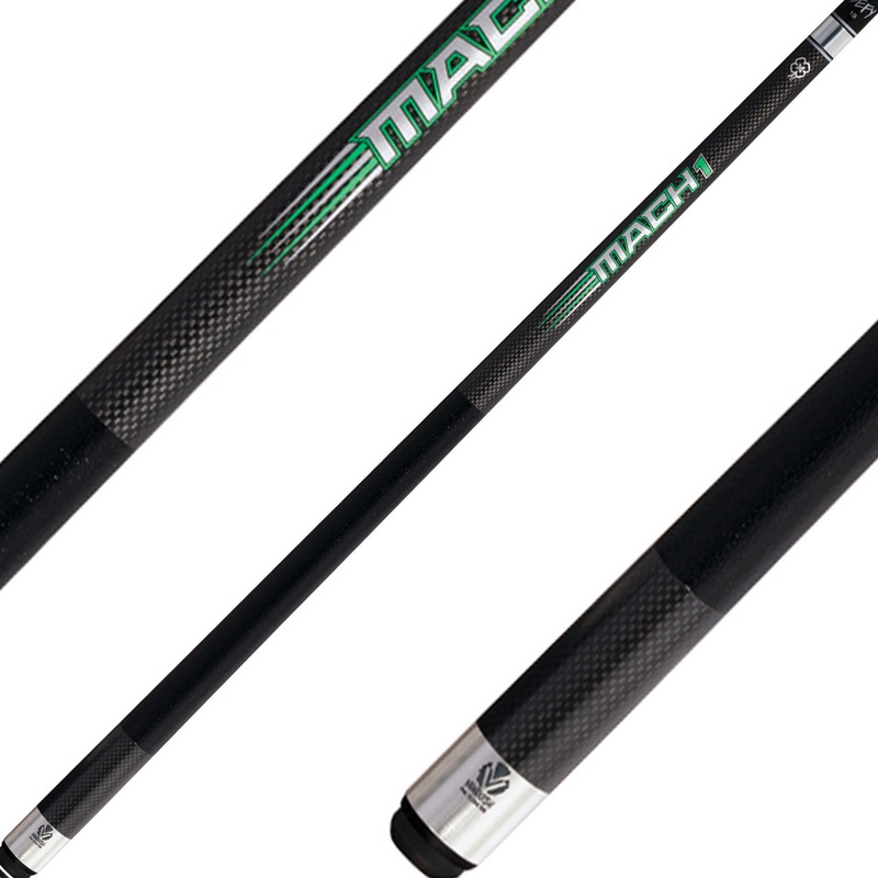 McDermott VQM1L Vanquish Mach 1 Carbon Fiber Break Cue – Leather Wrap