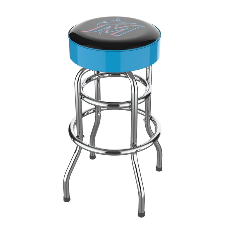 Miami Marlins Bar Stools Chrome