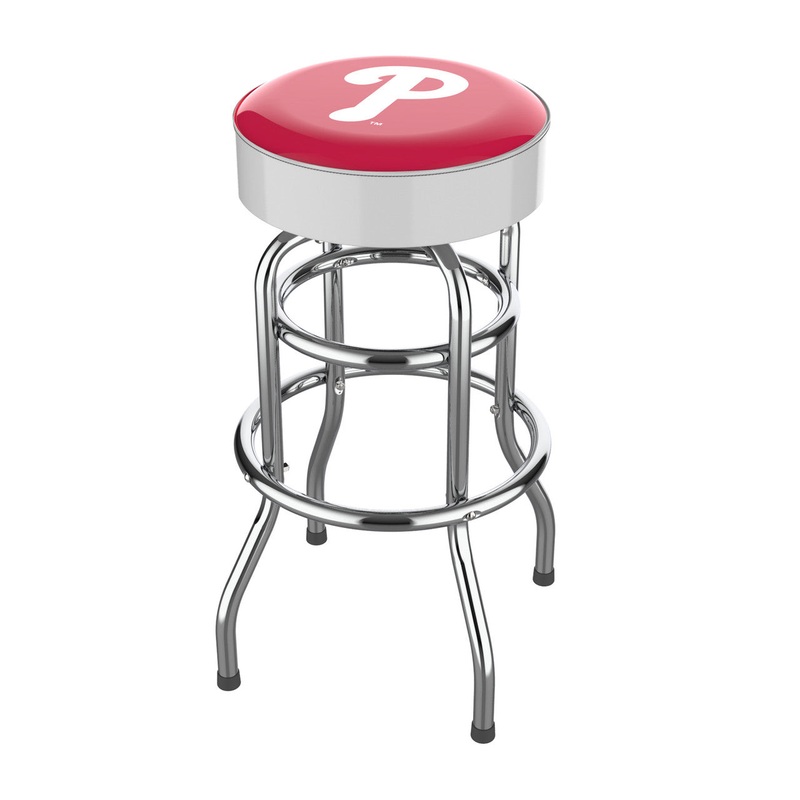 Philadelphia Phillies Bar Stool Chrome