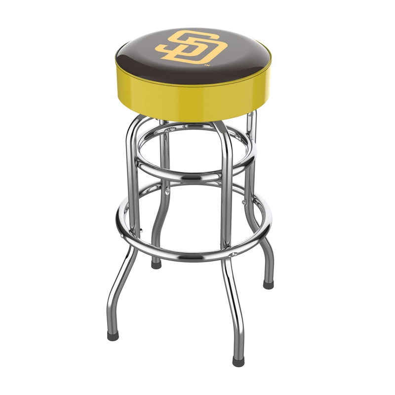 San Diego Padres Bar Stool Chrome