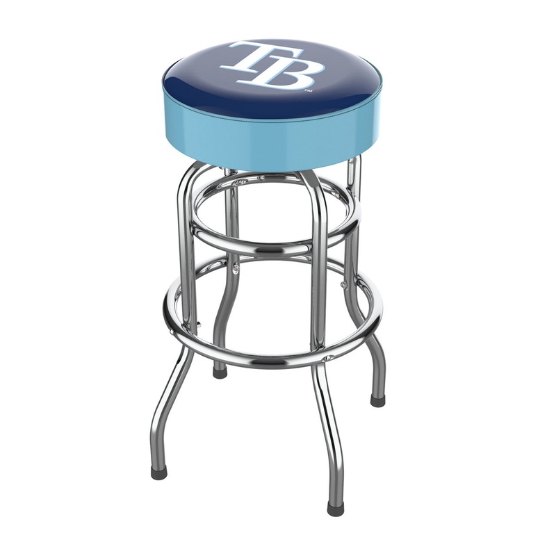 Tampa Bay Devil Rays Bar Stool Chrome