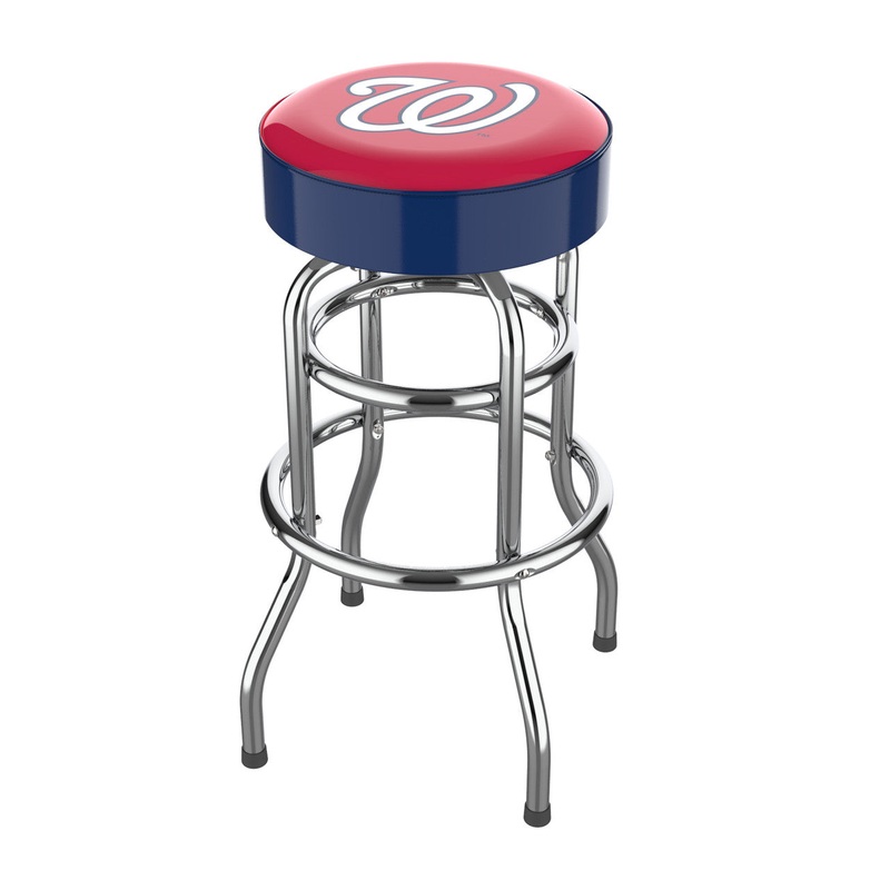 Washington Nationals Bar Stool Chrome