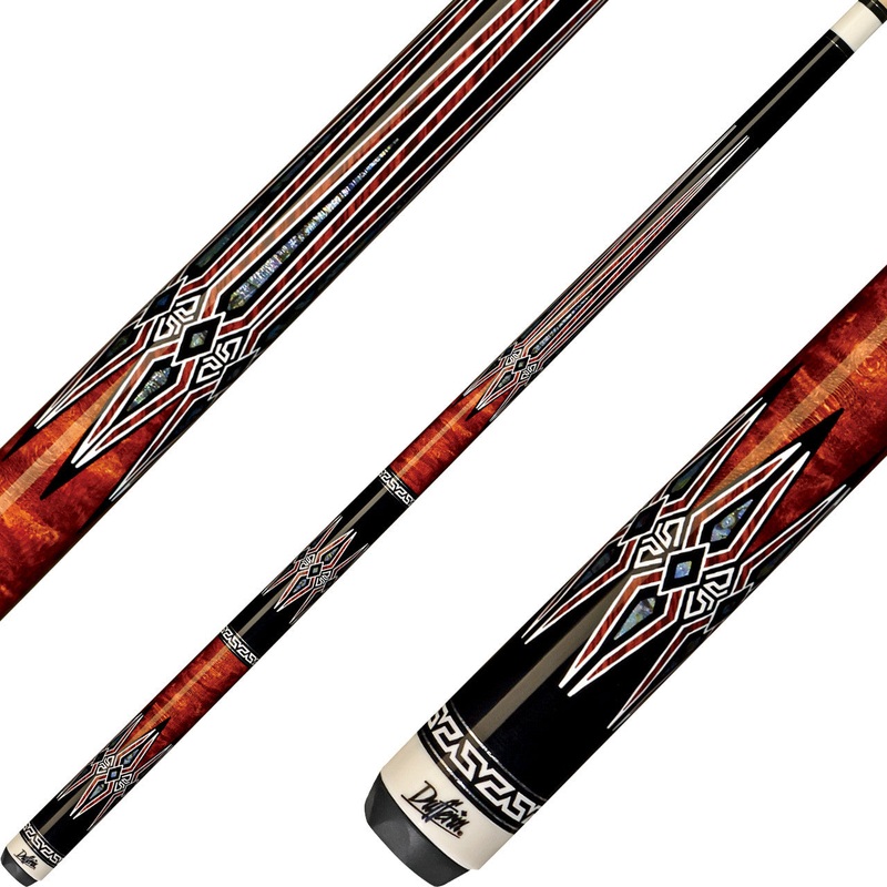 Dufferin D-542 Pool Cue – Black and Maple