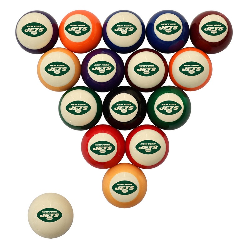 New York Jets Pool Balls – Retro Balls Set