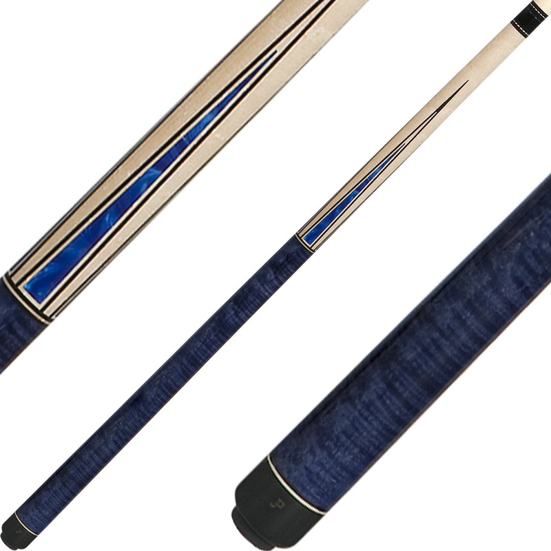 J Pechauer JP08S Cue – Blue Pearl Points