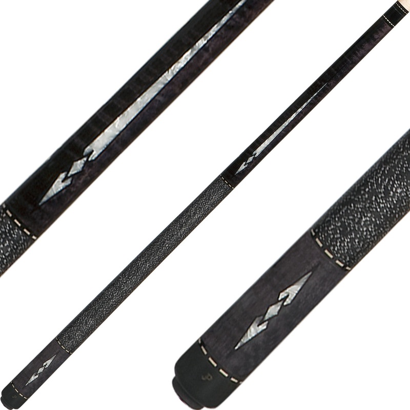 J Pechauer JP09S Cue – Ebony Framed Pearl Points